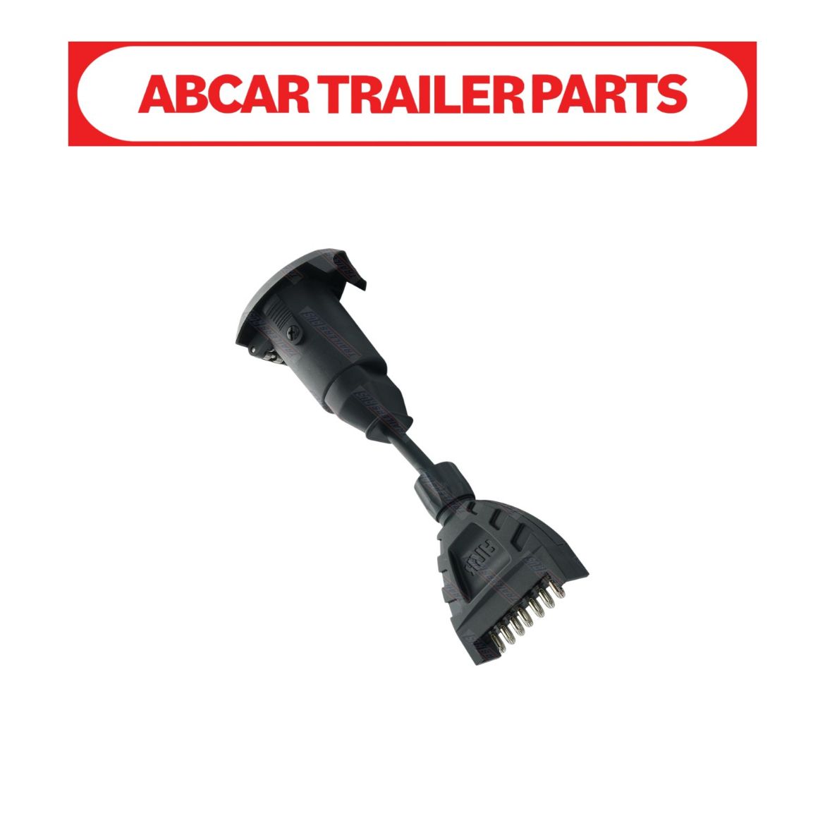 Picture of Adaptor 7 pin Flat Car-7 pin Large Round Trailer - Blister Pack