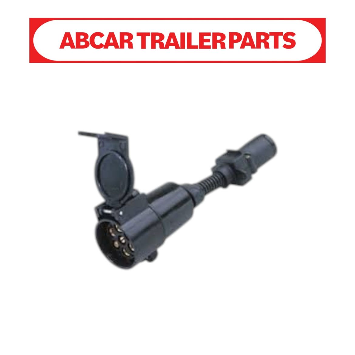 Picture of Adaptor 7 pin Small Round Car-7 pin Large Round Trailer - Blister Pack