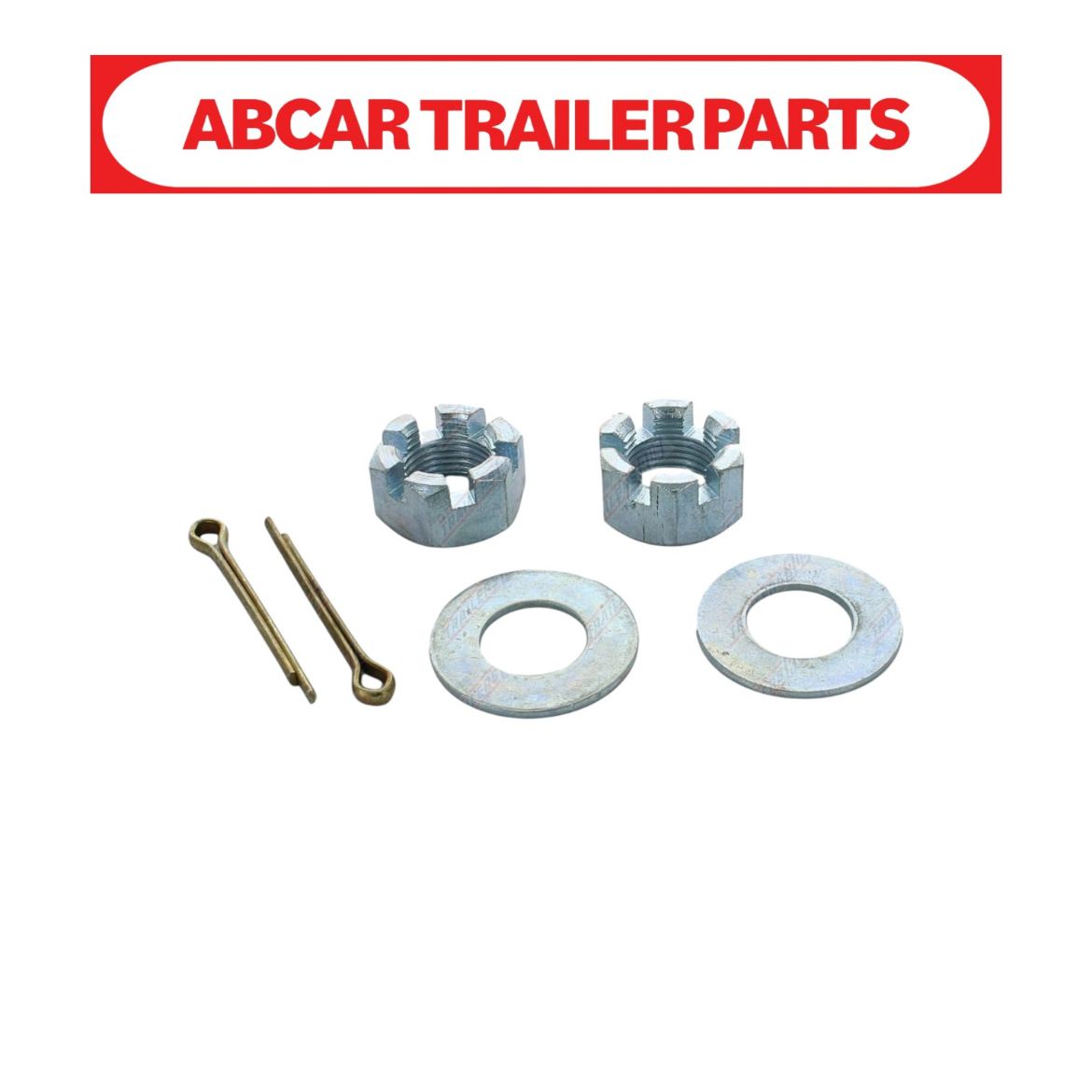 Picture of Castle Axle Nut Kit 1" Fine - Washer & Split pin
