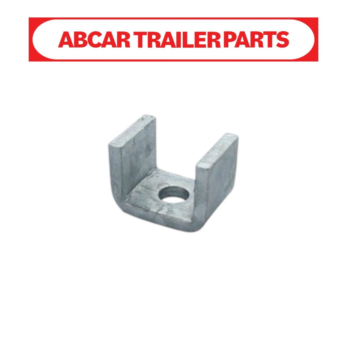 Picture of Gal Axle Pad Curved 40mm U-Type