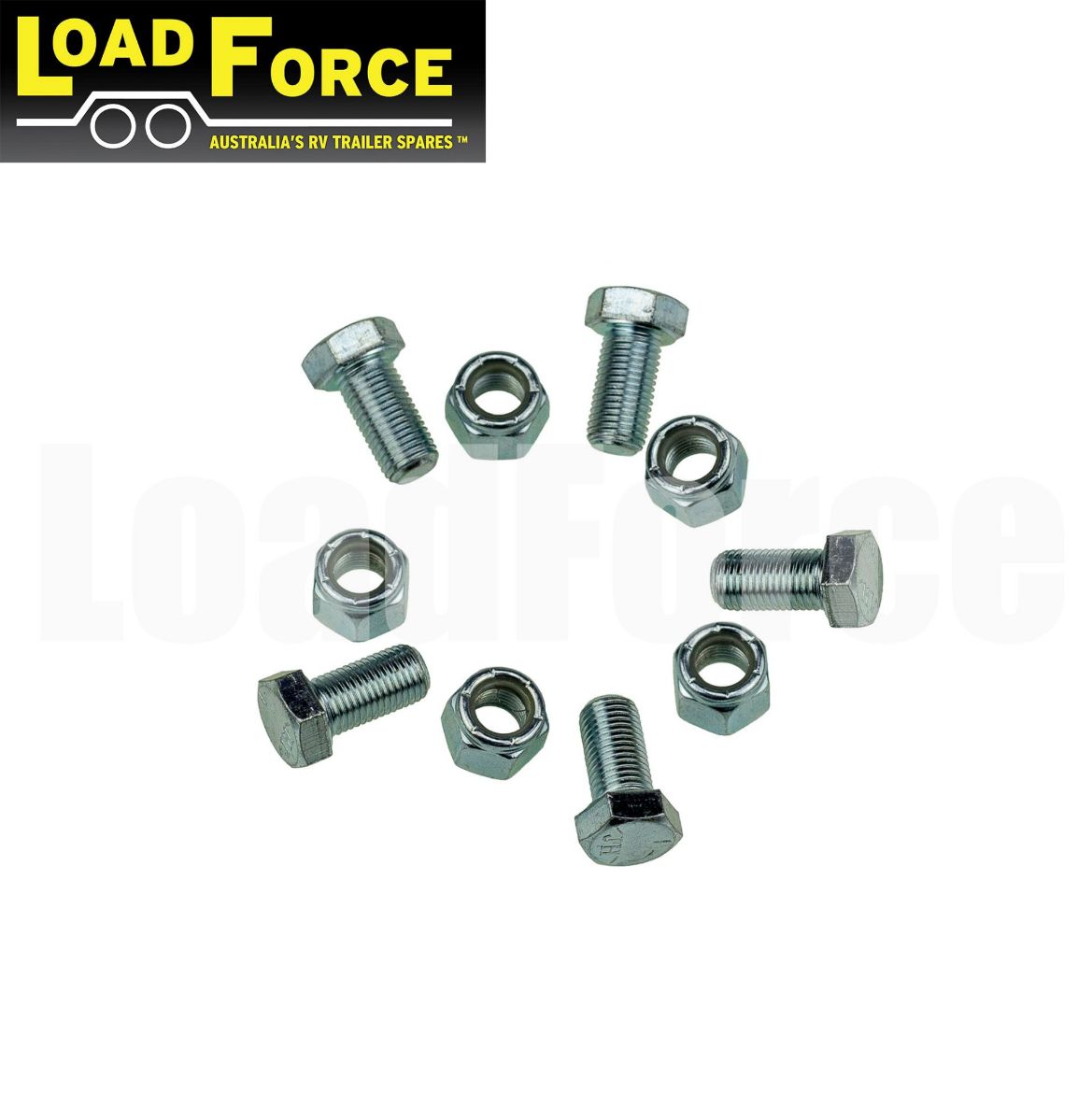 Picture of 12" Backing Plate Bolts & Nuts
