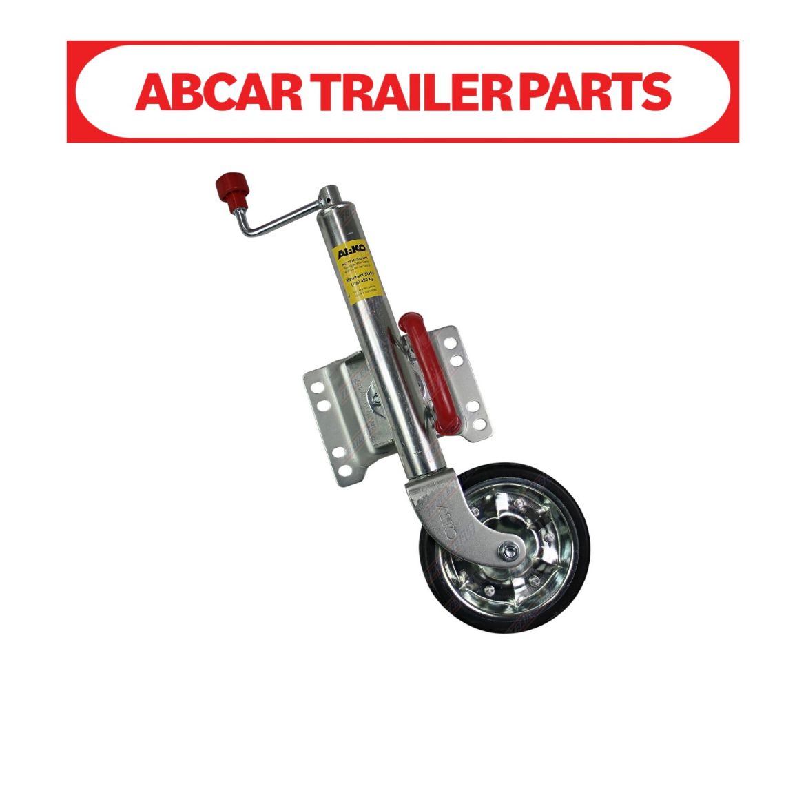 Picture of Jockey Wheel 8" with U Bolt swivel bracket rated 350kg