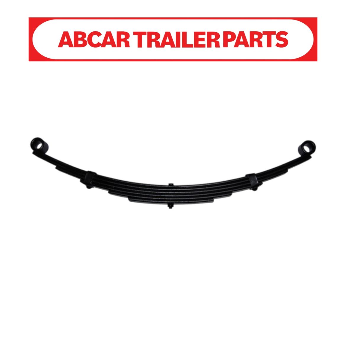 Picture of 6 Leaf Black Shackle Spring - 45x8x6 (1500kg per pair)