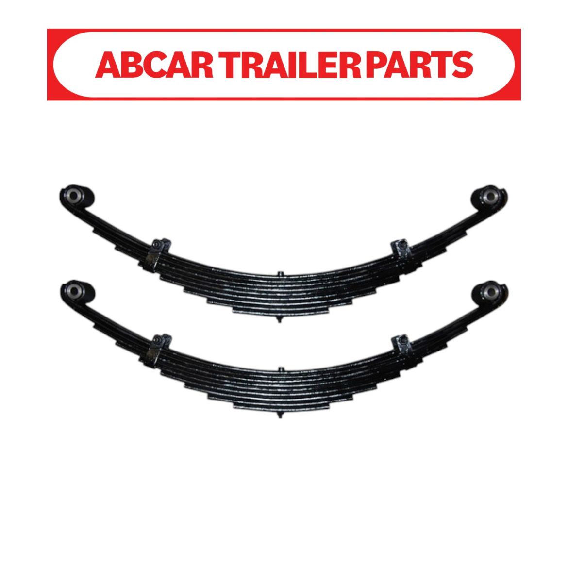 Picture of 8 Leaf Black Shackle Spring - 45x8x8 (1900kg per pair)