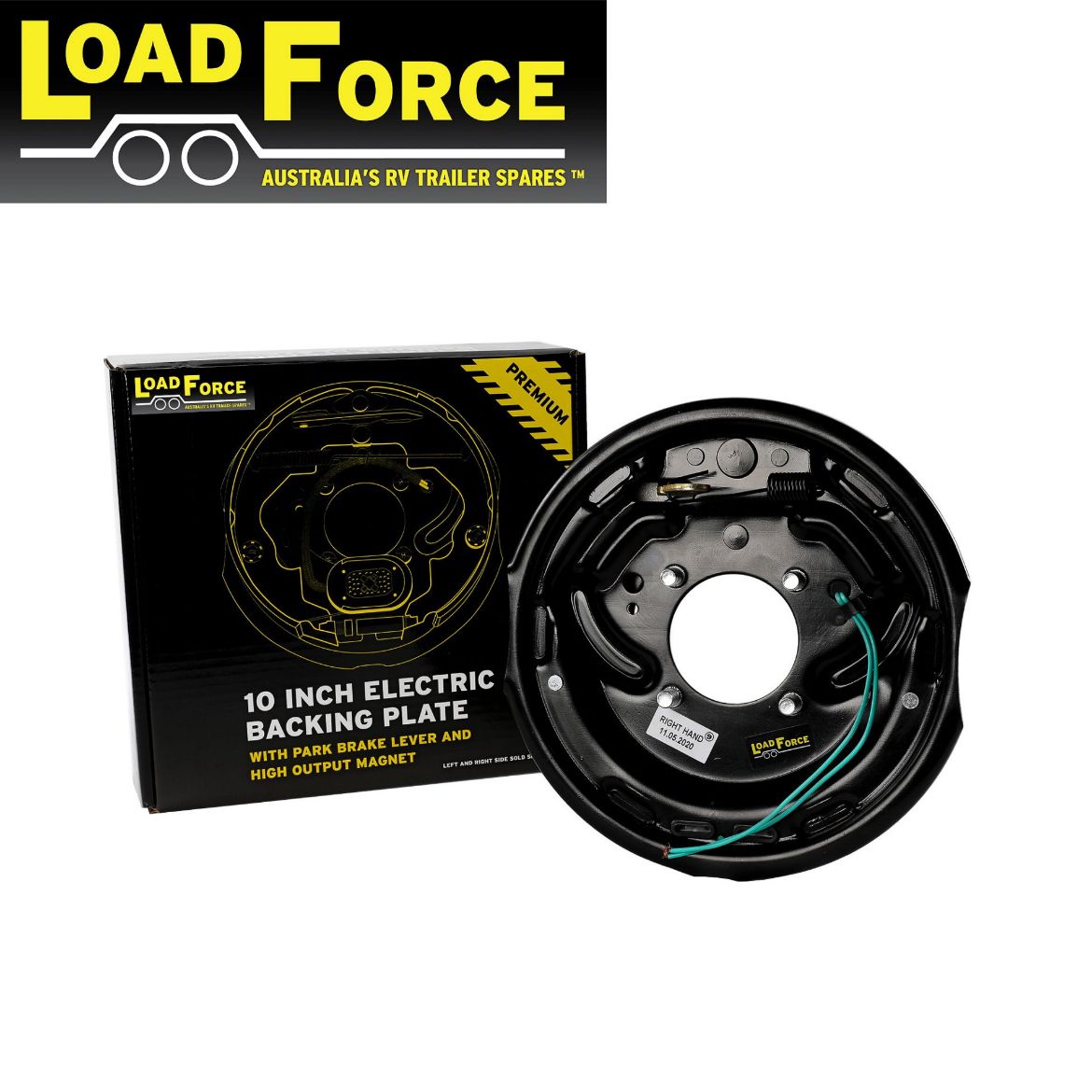Picture of Electric Brake 10" Right Side Backing Plate - Load Force