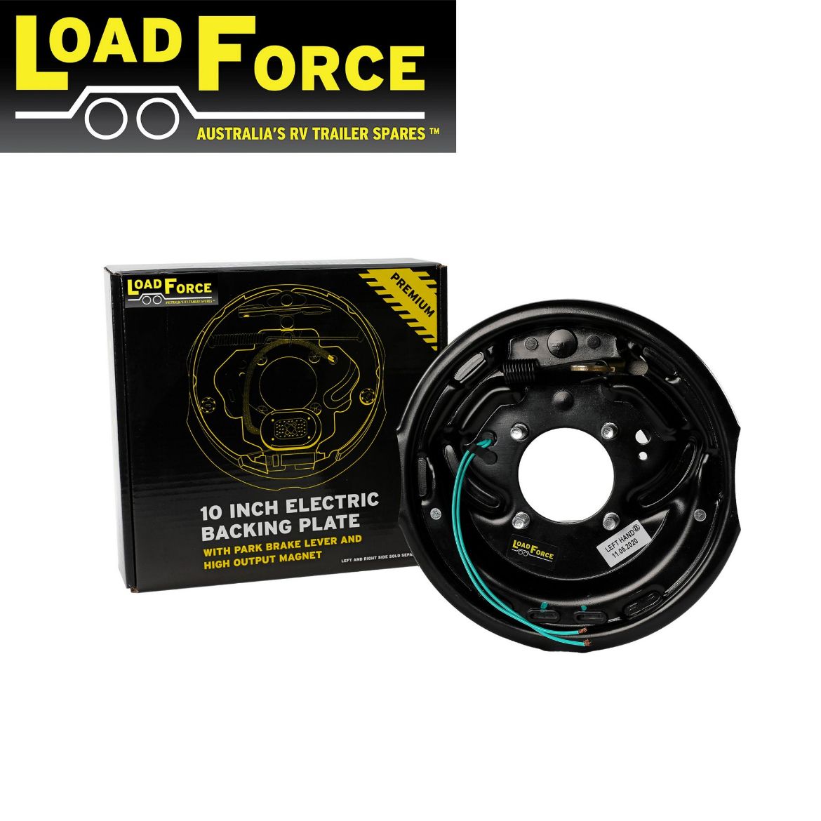 Picture of Electric Brake 10" Left Side Backing Plate - Load Force