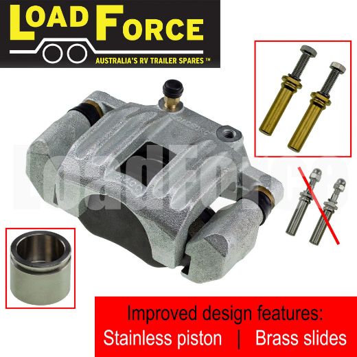 Picture of Brake Caliper TA400 Hydraulic Ga with SS Piston (Replaces Alko, Trojan MK7)