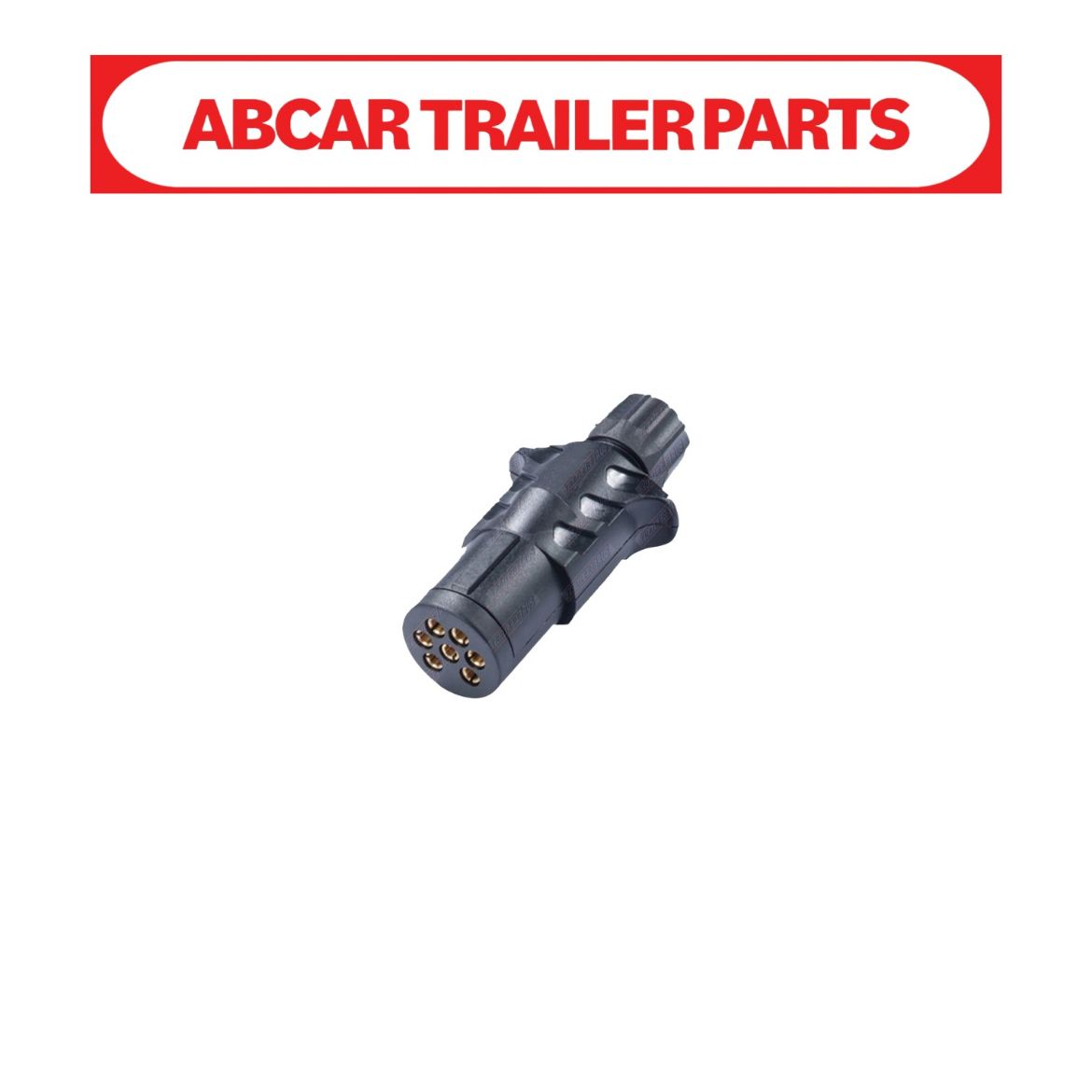 Picture of 7 Pin Plug Small Round Metal NARVA - Blister Pack