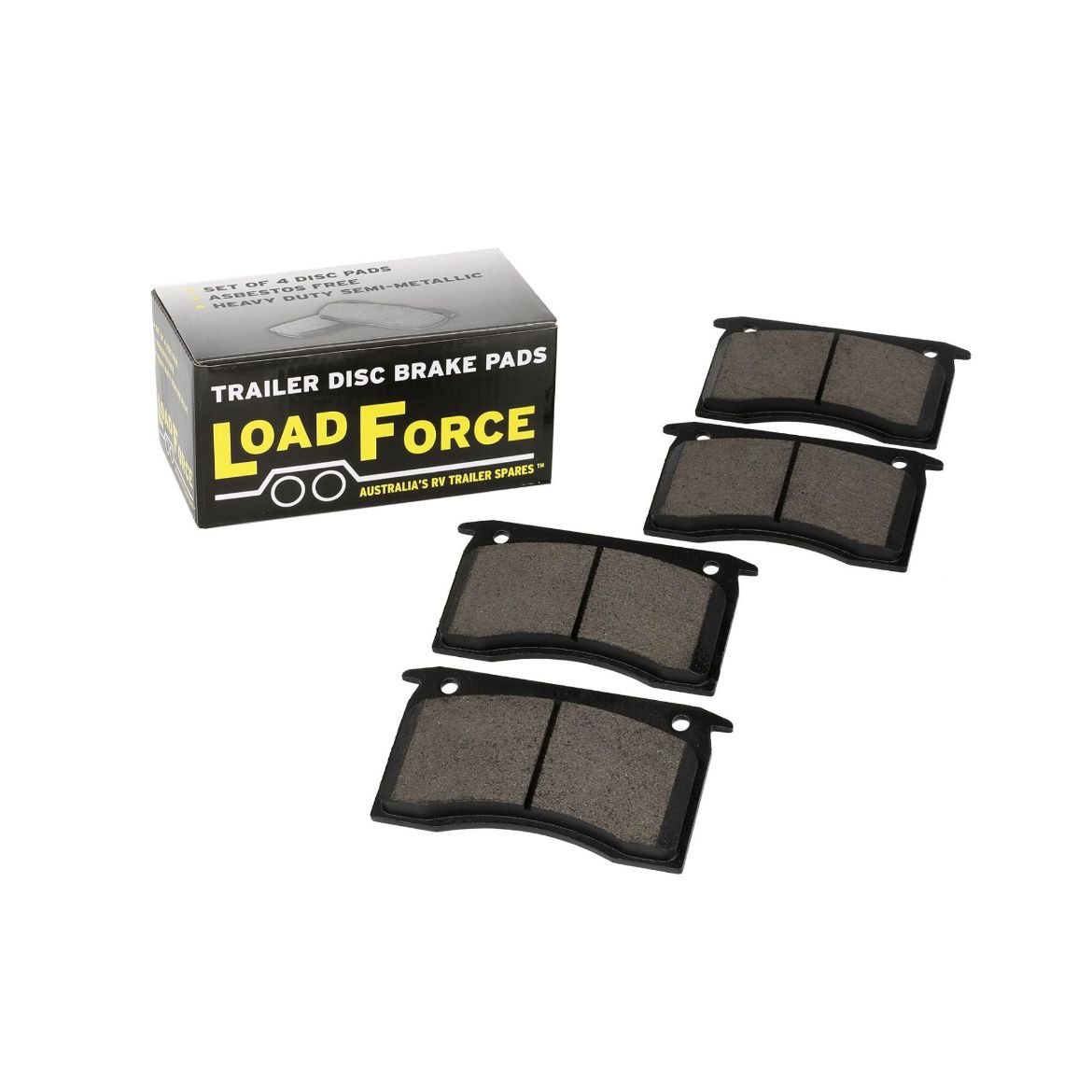 Picture of Disk Brake Pad Set of 4 to suit TA100, TA200, Alko, Ark, Meher $ Trigg Calipers
