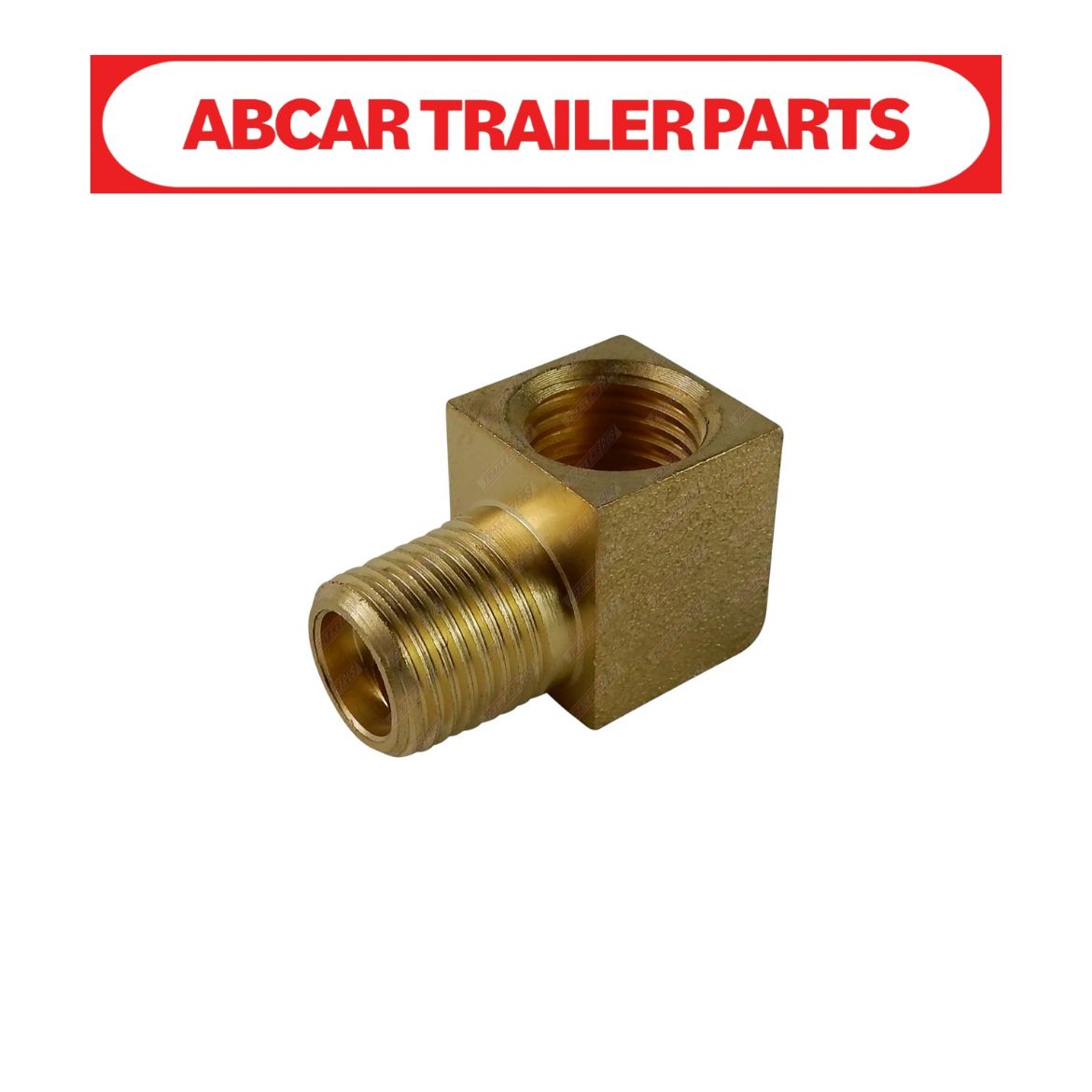 Picture of Hydraulic Brass Union 90 Deg 3/8" HU15 for LoadForce T225 and Kodiak 225 Caliper.