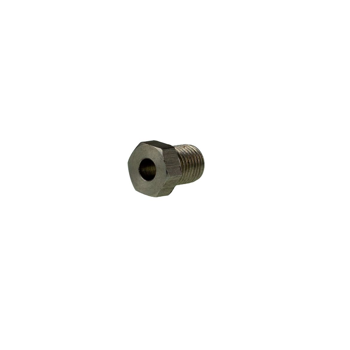 Picture of Hydraulic Tube Nut 24tpii Brass 3/8 used with 3/16 Brake Tube