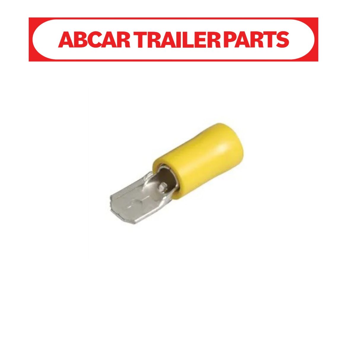 Picture of Blade Terminal Yellow Male Pkt 8 - Polycarbonate - 56013BL