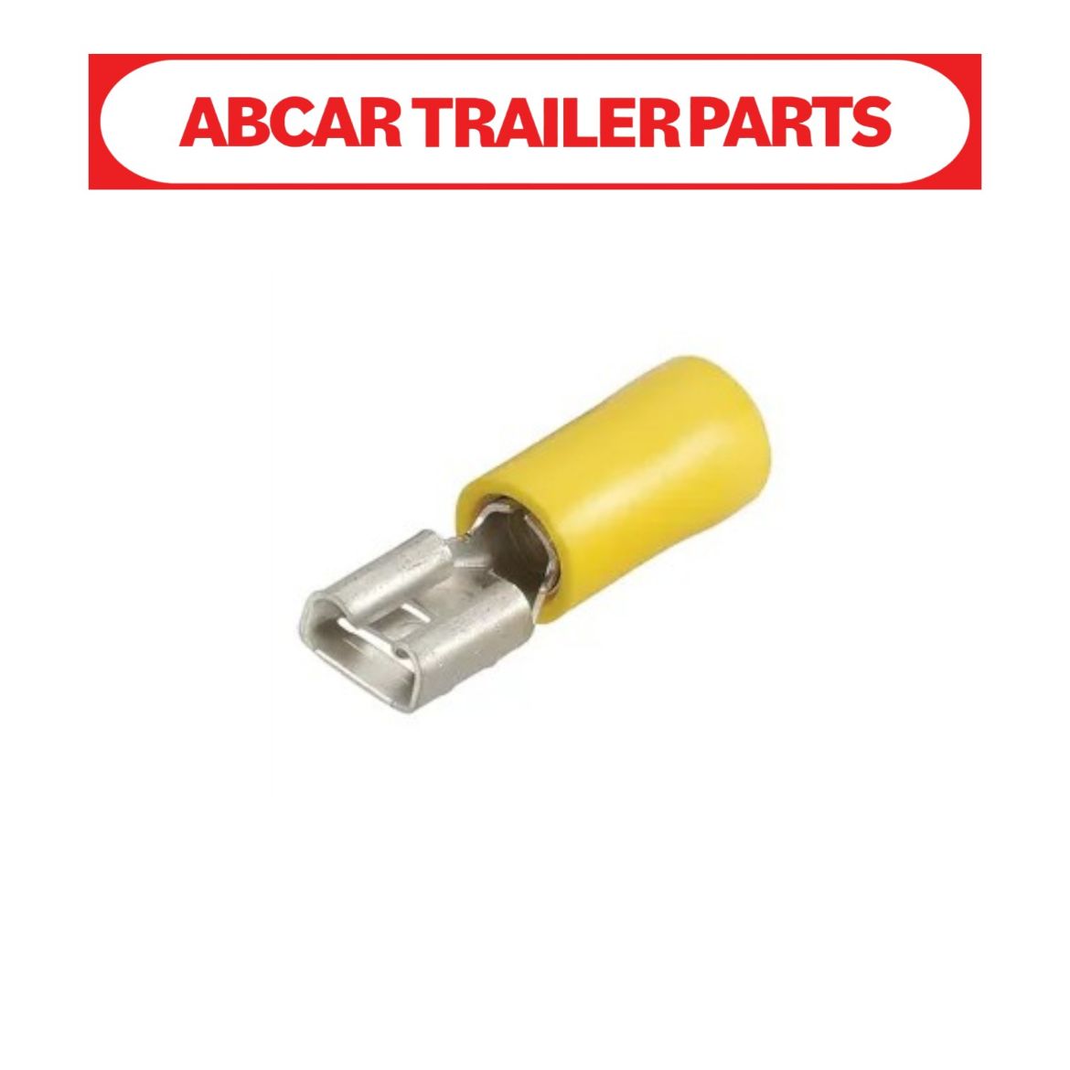 Picture of Blade Terminal Yellow Female Pkt 10 - Polycarbonate - 56045BL