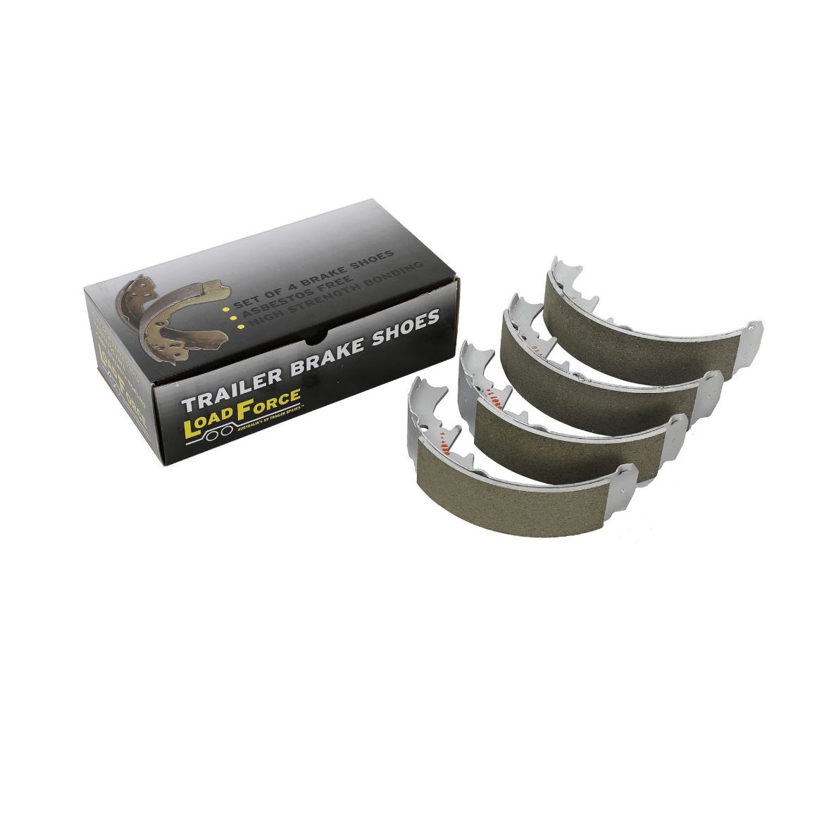 Picture of Brake Shoes 10" Hydraulic Dacromet Coated - Comes as a set of 4 (one axle worth)