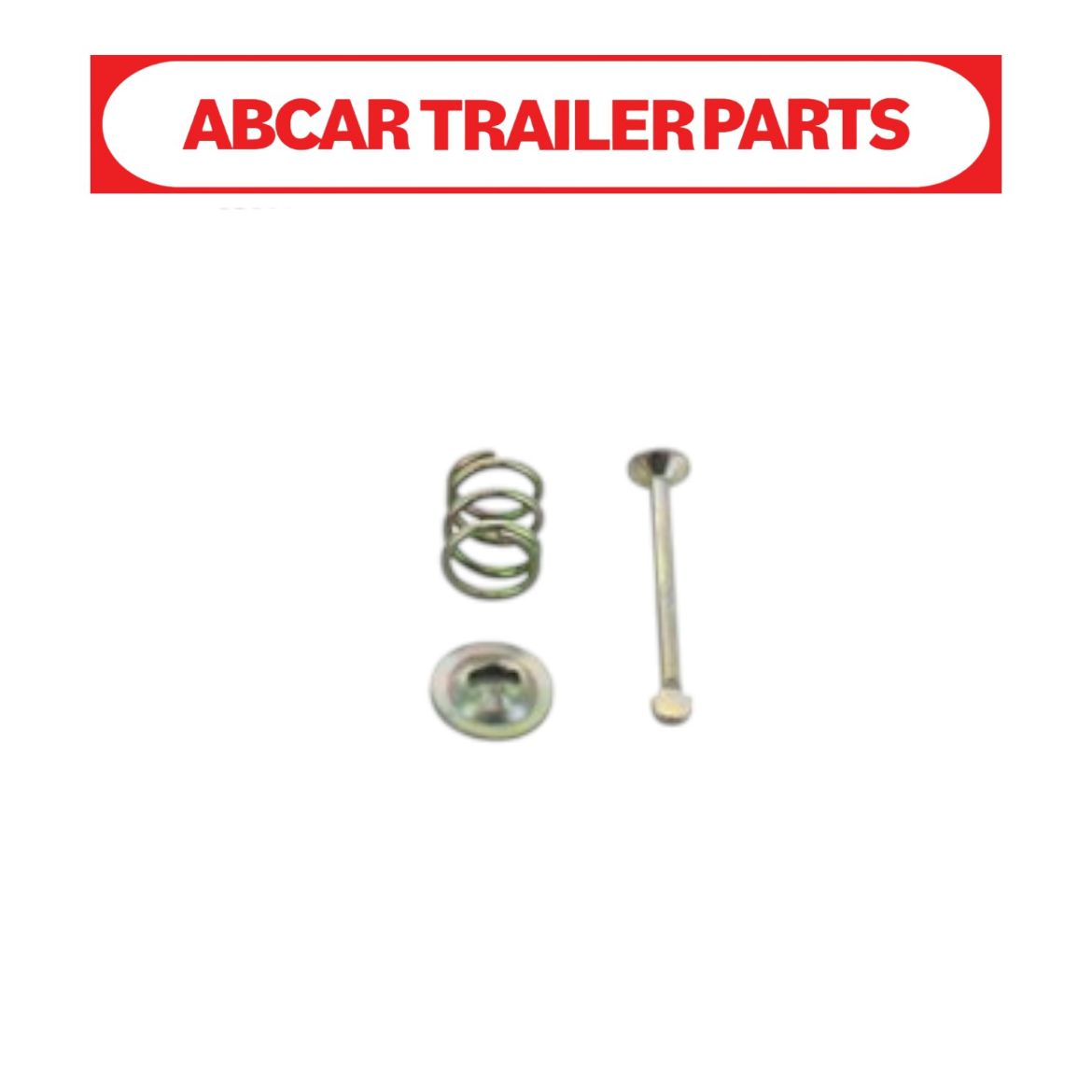 Picture of Brake Shoe Retaining Spring, Pin & Cup for 9" Hydraulic and Mechanical Shoes