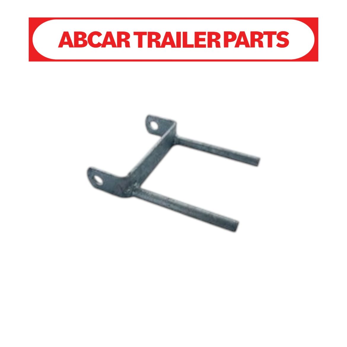 Picture of Stem Roller Flat Bracket Gal Twin Stem - Suit 6" Roller17mm hole