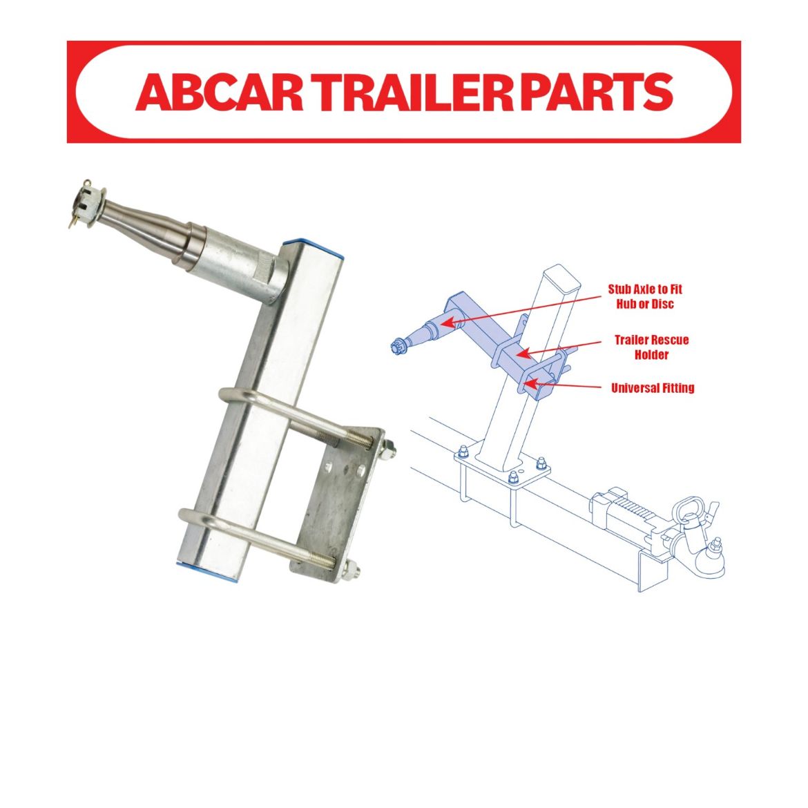Picture of Trailer Rescue Spare Holder Kit Gal TRH35 - Ford
