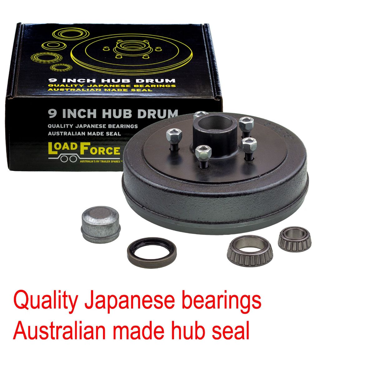 Picture of Drum Brake Hub 9" x 1 3/4" 6 Stud Landcruiser - Over Ride