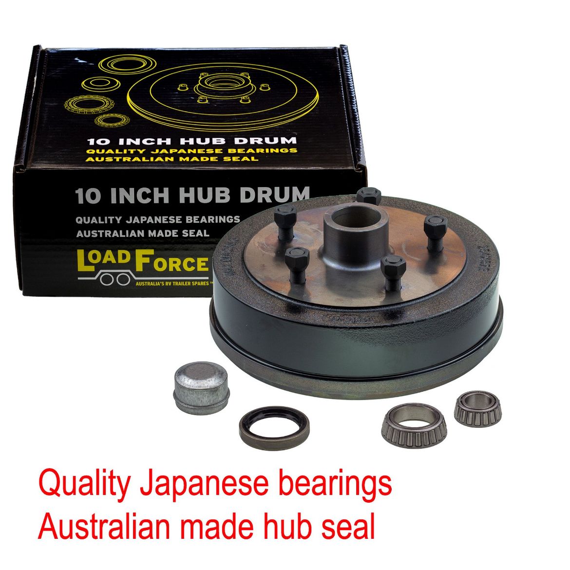 Picture of Drum Brake Hub 10" x 2 1/4" 5 Stud Landcruiser - Electric