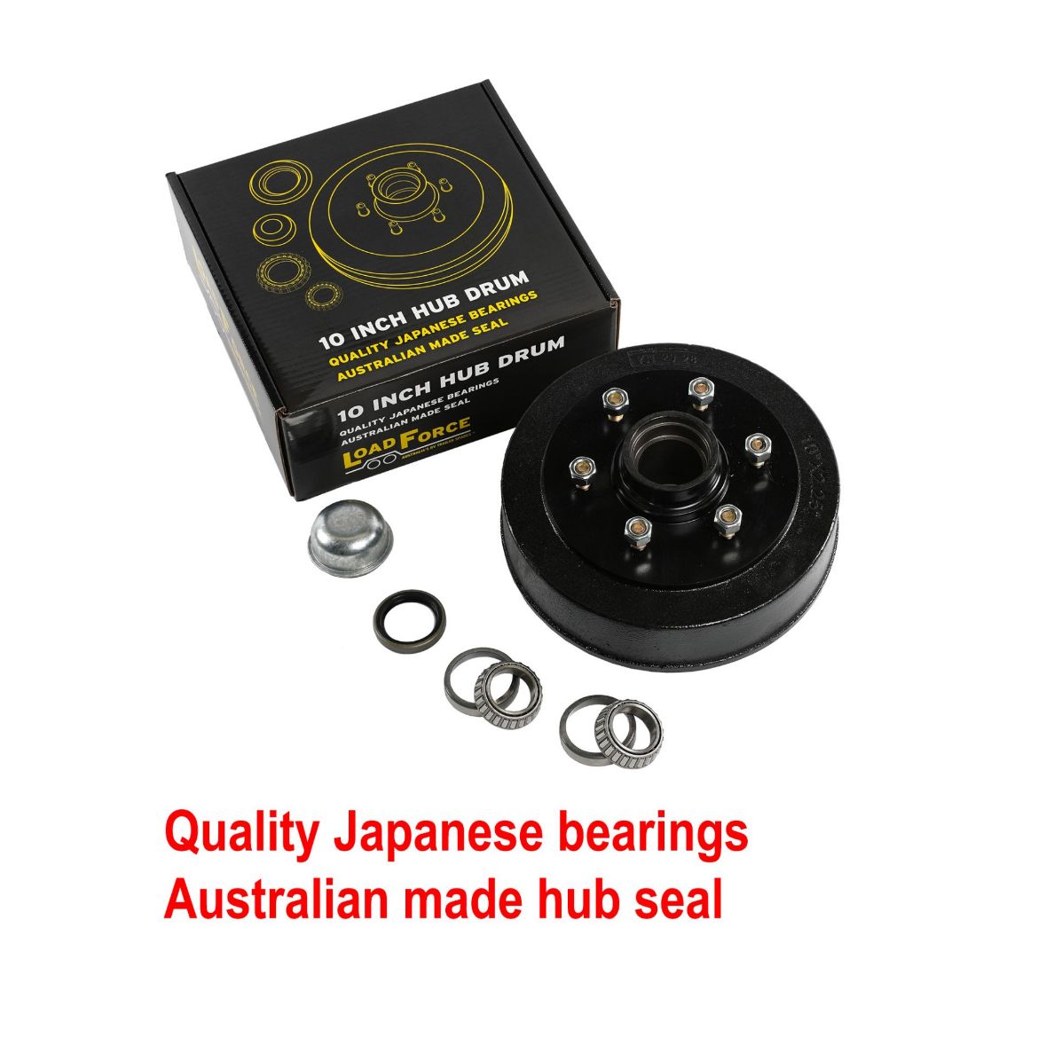 Picture of Drum Brake Hub 10" x 2 1/4" 6 Stud Landcruiser - Parallel