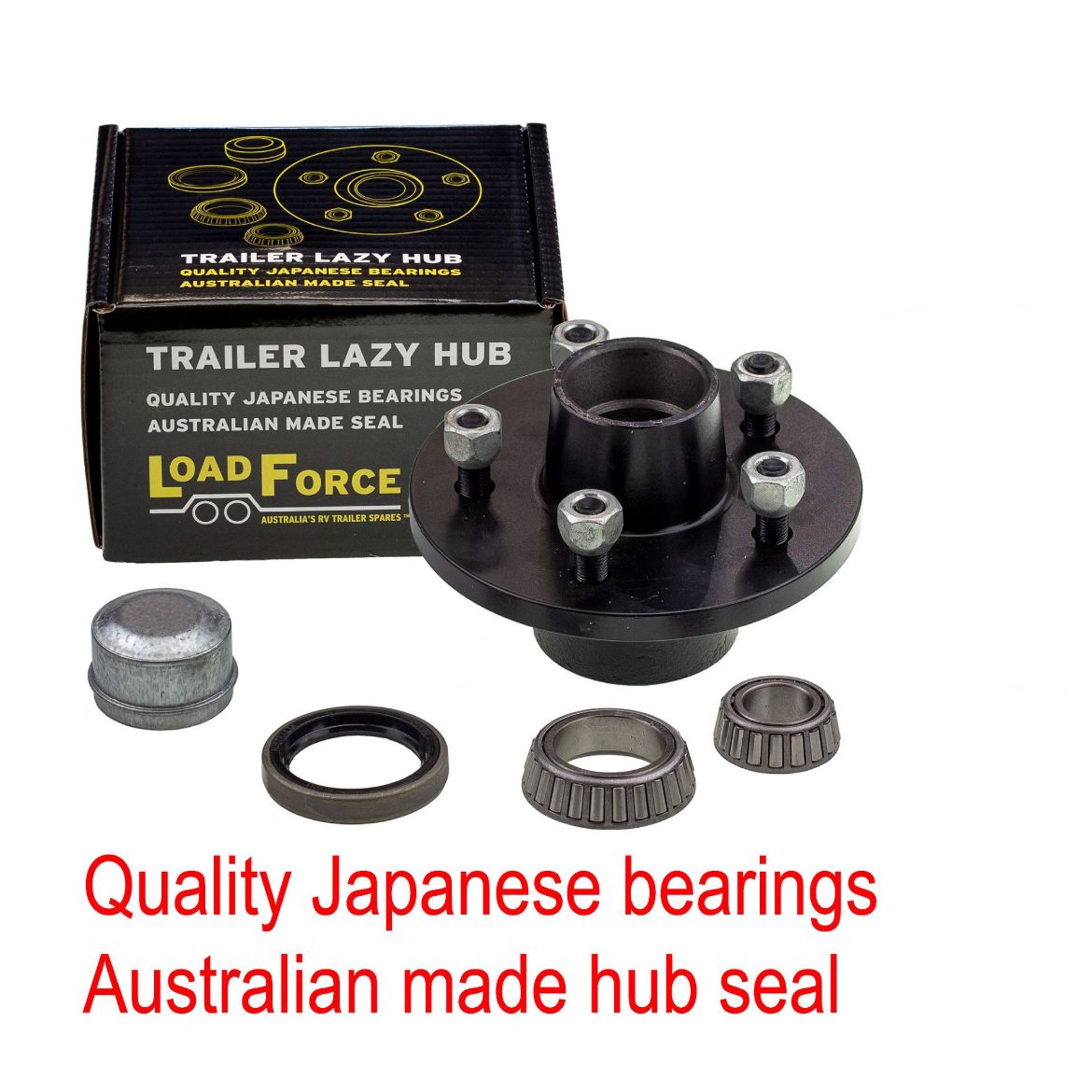 Picture of Lazy Hub 6" 5 Stud HT Holden 7/16 Studs - LM Bearings
