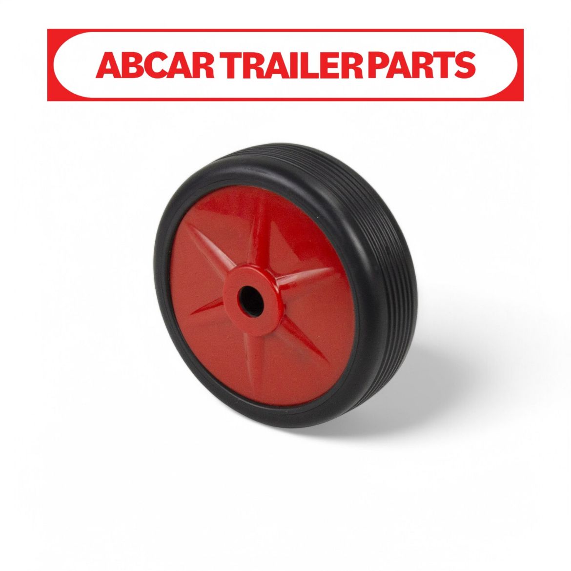 Picture of Jockey Wheel - Wheel Only 6" (150mm) Rubber with Red Plastic Centre (Jagsingh)