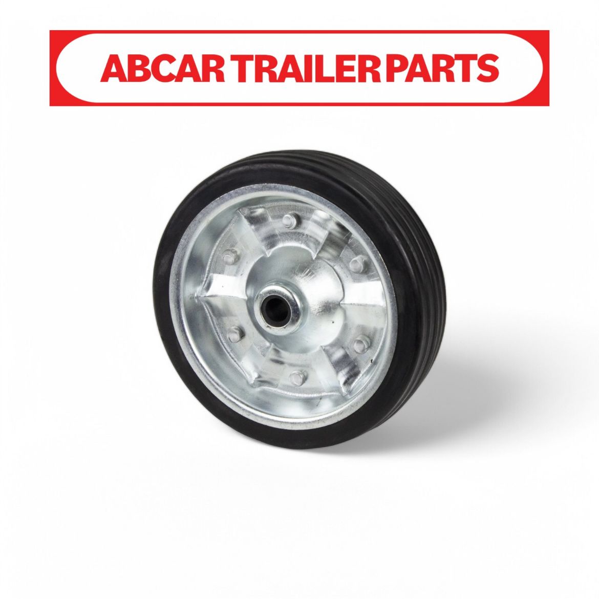 Picture of Jockey Wheel - Wheel Only 8" (200mm) Solid Rubber with Steel Centre (Jagsingh)