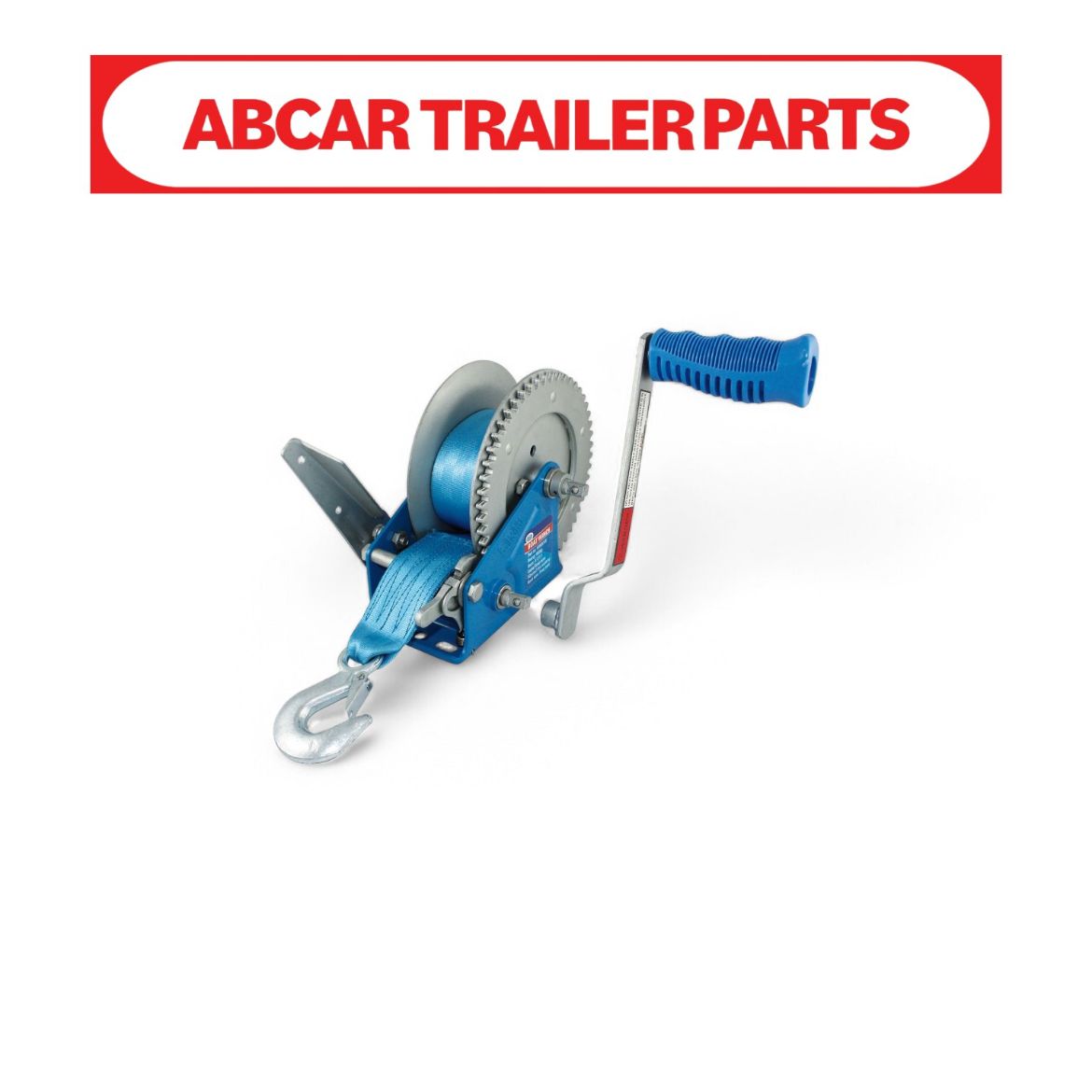 Picture of Winch 5:1 900kg 50mm x 7.5M Strap with Snap Hook and Brake Lever Powder Coated