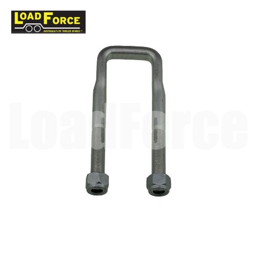 Picture of 5/8" U Bolt Square Dacromet 50mm X 170mm - Loadforce