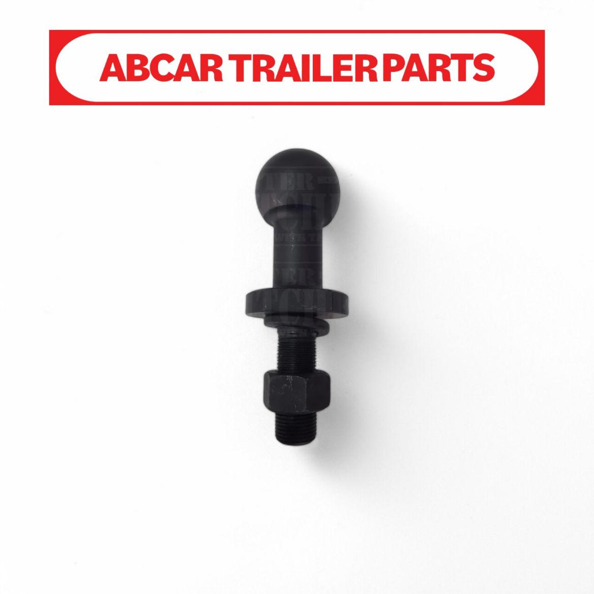 Picture of Tow Ball 50mm Hi-Rise 7/8" x 65mm with 3" Rise Black 3500kg Rated