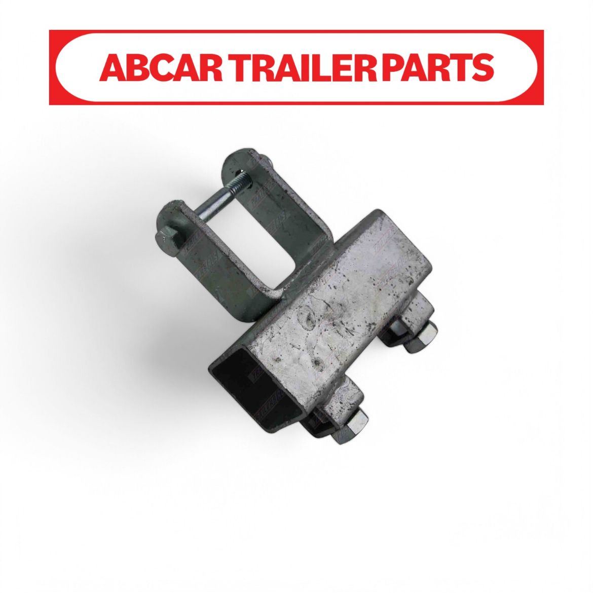Picture of Slide Mount Gal 50mm x 50mm suits 40mm Stem Heavy Duty - Includes Nuts & Bolts
