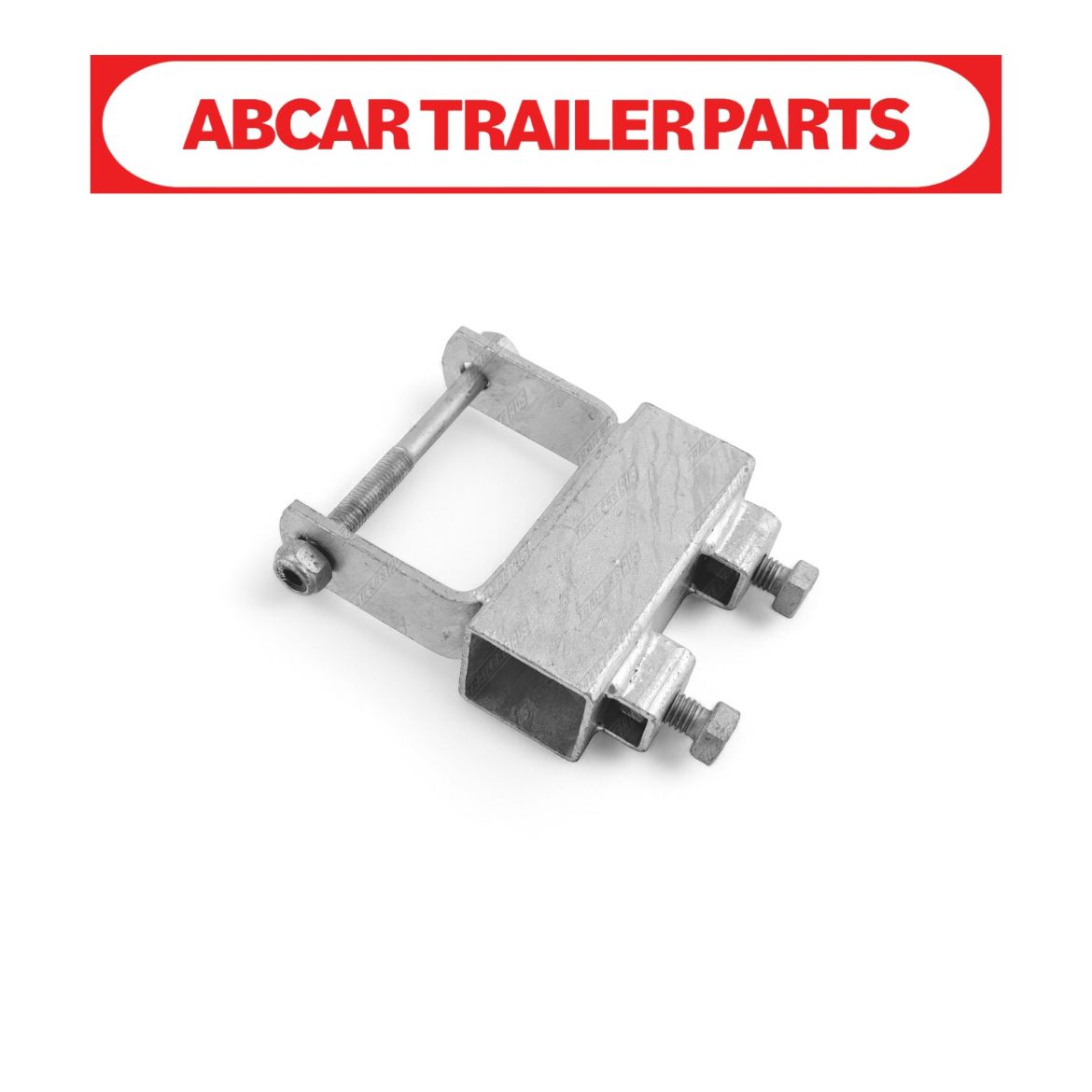 Picture of Slide Mount Gal 75mm x 75mm suits 40mm Stem Heavy Duty - Includes Nuts & Bolts