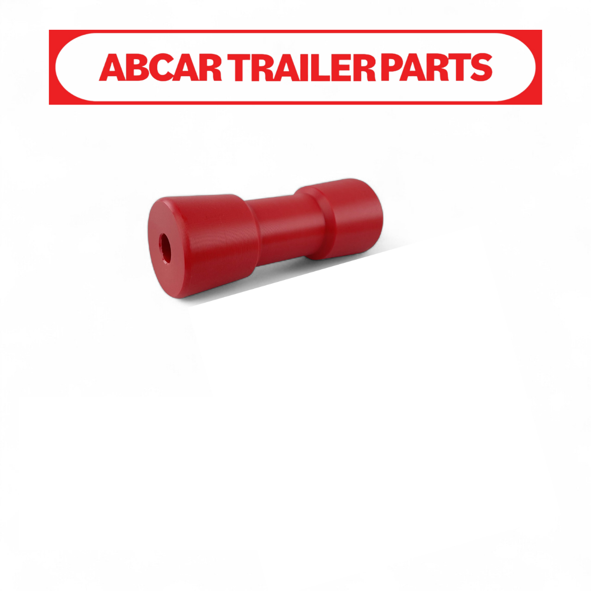 Picture of Keel Roller Red Poly Soft Sydney 8" 200mm - 17mm Bore (Suitable - Fibreglass)