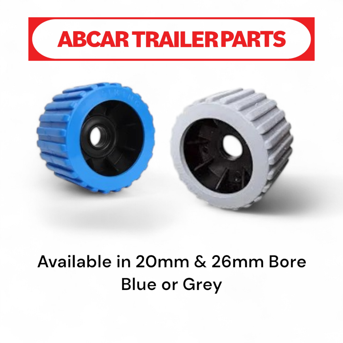 Picture of Wobble Roller Ribbed Grey - 26mm Bore
