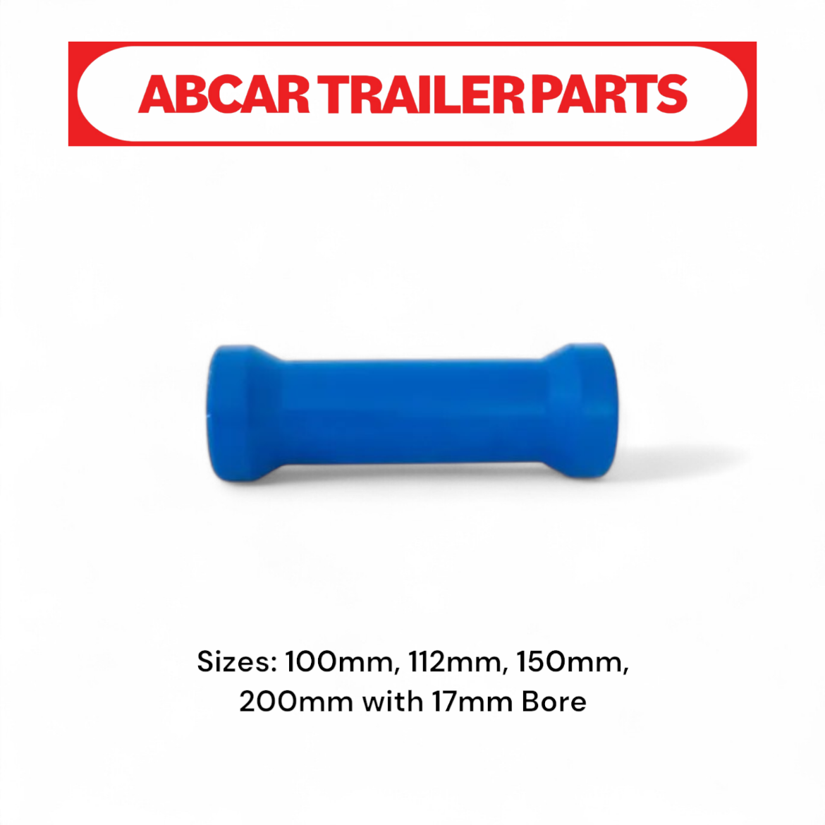Picture of Keel Roller 6" 150mm Blue Nylon - 17mm Bore