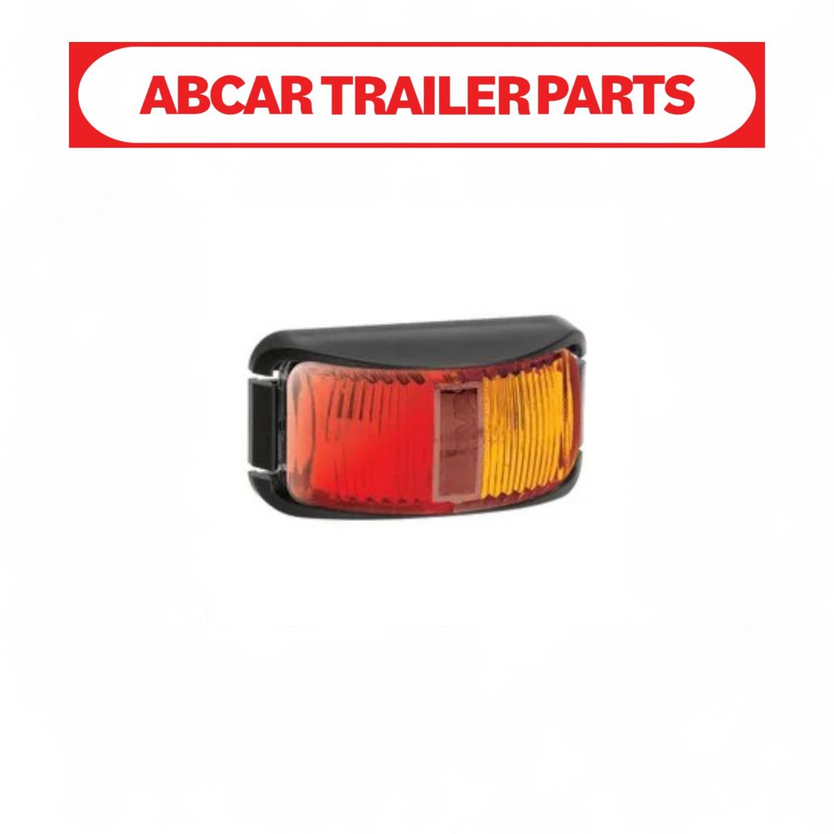 Picture of LED Side Marker Lamp Red/Amber Large - 9-33 volts - Narva