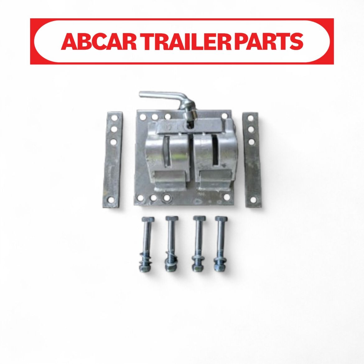 Picture of Jockey Wheel Double Clamp Gal to Suit 48mm TubeBolt On Kit - 100mm-150mm Drawbar