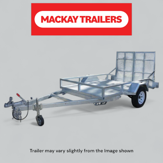 Picture of 10x6 S1400 Gal Single Axle Braked UTV Quad Mower Trailer ATM 1600kg
Package Includes:  6" Jockey Wheel, Spare Wheel Bracket, Spare Wheel and Ramps