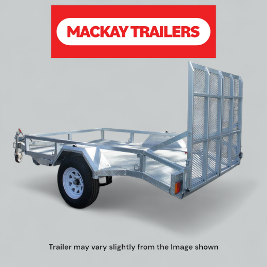 Picture of 10x6 S1400 Gal Single Axle Braked UTV Quad Mower Trailer ATM 1600kg
Package Includes:  6" Jockey Wheel, Spare Wheel Bracket, Spare Wheel and Ramps