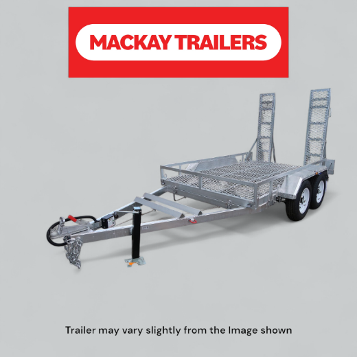 Picture of 8x5 S3200 Gal Tandem Axle Plant Electric Brake Trailer ATM 3200kg
Package Includes:  8" Jockey Wheel, Spare Wheel Bracket, Spare Wheel
