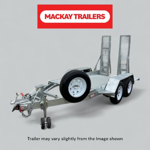 Picture of 10x4 S3200 Gal Tandem Axle Scissor Lift Electric Brake Trailer ATM 3200kg
Package Includes:  8" Jockey Wheel, Spare Wheel Bracket, Spare Wheel