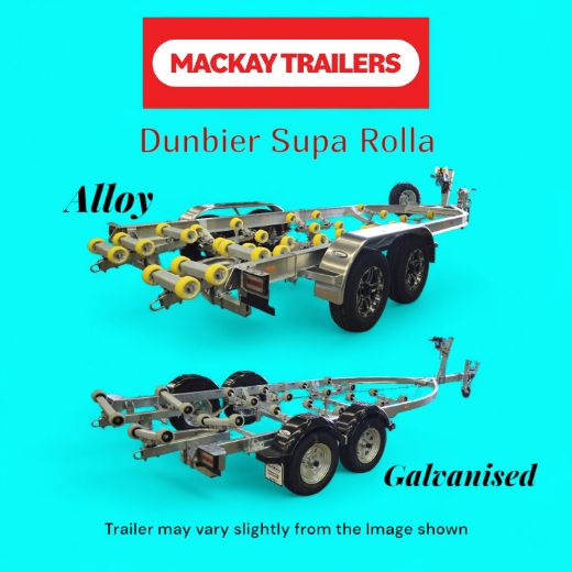 Picture of At Mackay Trailers, being a Dunbier authorised dealer, means we have access to their entire range of Boat Trailers.
This Includes, Supa Rolla, Loader Pro, Loader Pro X, Rollamatic. Sports Centreline, Sports Series, PWC Series & Portable Alloy
If you cant find what you are look for, Please give us a call so we can help you with your enquiry.