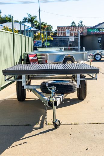 Picture of 8x6 Polymate Flat Deck S/axle Trailer ATM 750KG - Charcoal - RRP $4290