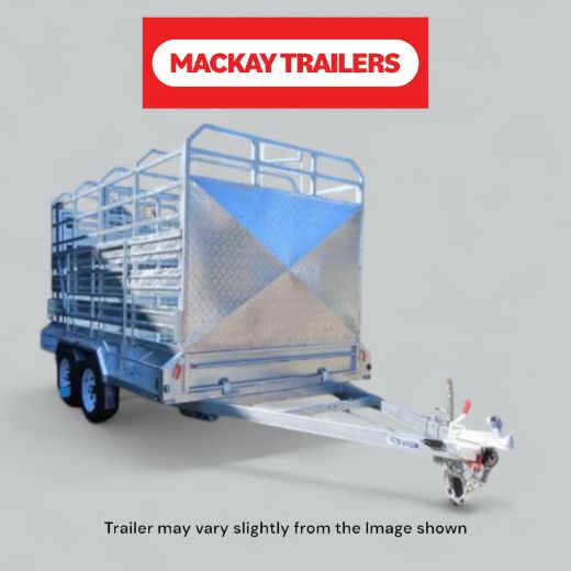Picture of 12x6 S3500 Gal Tandem Axle Live Stock Electric Brake Trailer ATM 3500kg
Package Includes:  8" Jockey Wheel, Spare Wheel Bracket, Spare Wheel