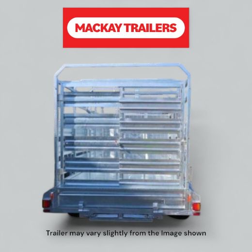 Picture of 12x6 S3500 Gal Tandem Axle Live Stock Electric Brake Trailer ATM 3500kg
Package Includes:  8" Jockey Wheel, Spare Wheel Bracket, Spare Wheel