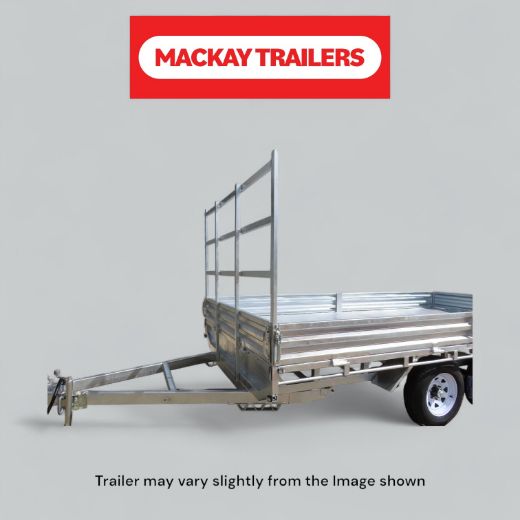 Picture of 12x7 S3500 Gal Tandem Axle Flat Top Electric Brake Trailer ATM 3500kg
Package Includes:  8" Jockey Wheel, Spare Wheel Bracket, Spare Wheel, Ramps,600mm Cage,
Ladder Rack & Headboard