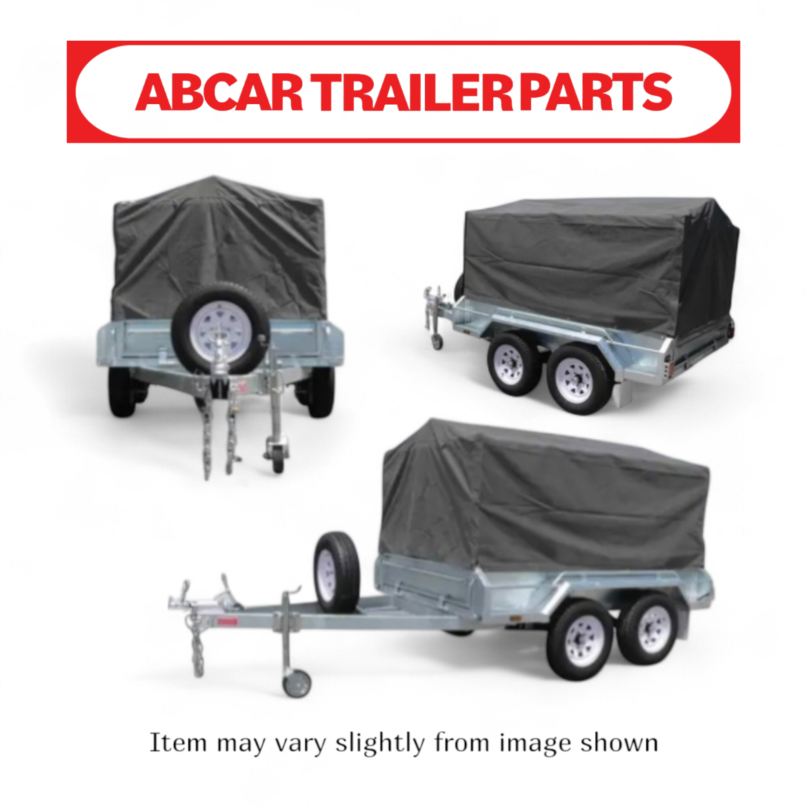 Picture of Cage Cover Canvas to suit 8x5 Box Trailer with 900mm Cage - Superior