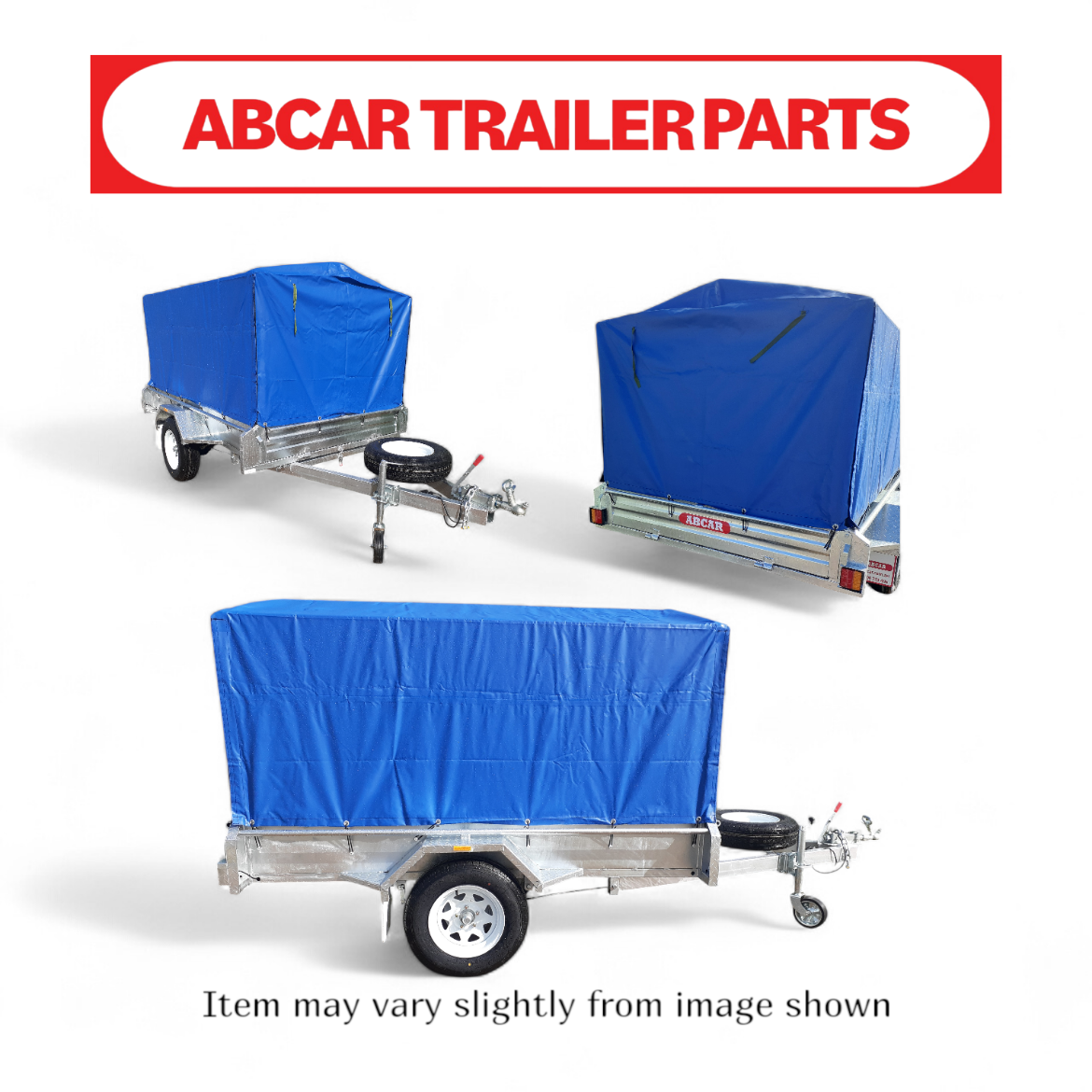 Picture of Cage Cover PVC to suit 8x5 Box Trailer with 1m Cage