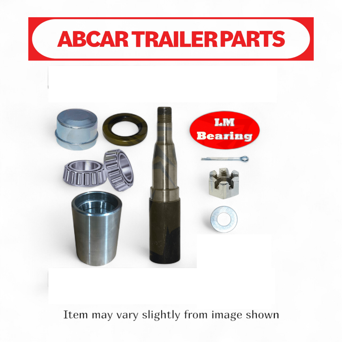 Picture of 39mm Round 200mm Stub Axle - Rear Bar Swing Away Spare Wheel Bracket Kit - 4WD