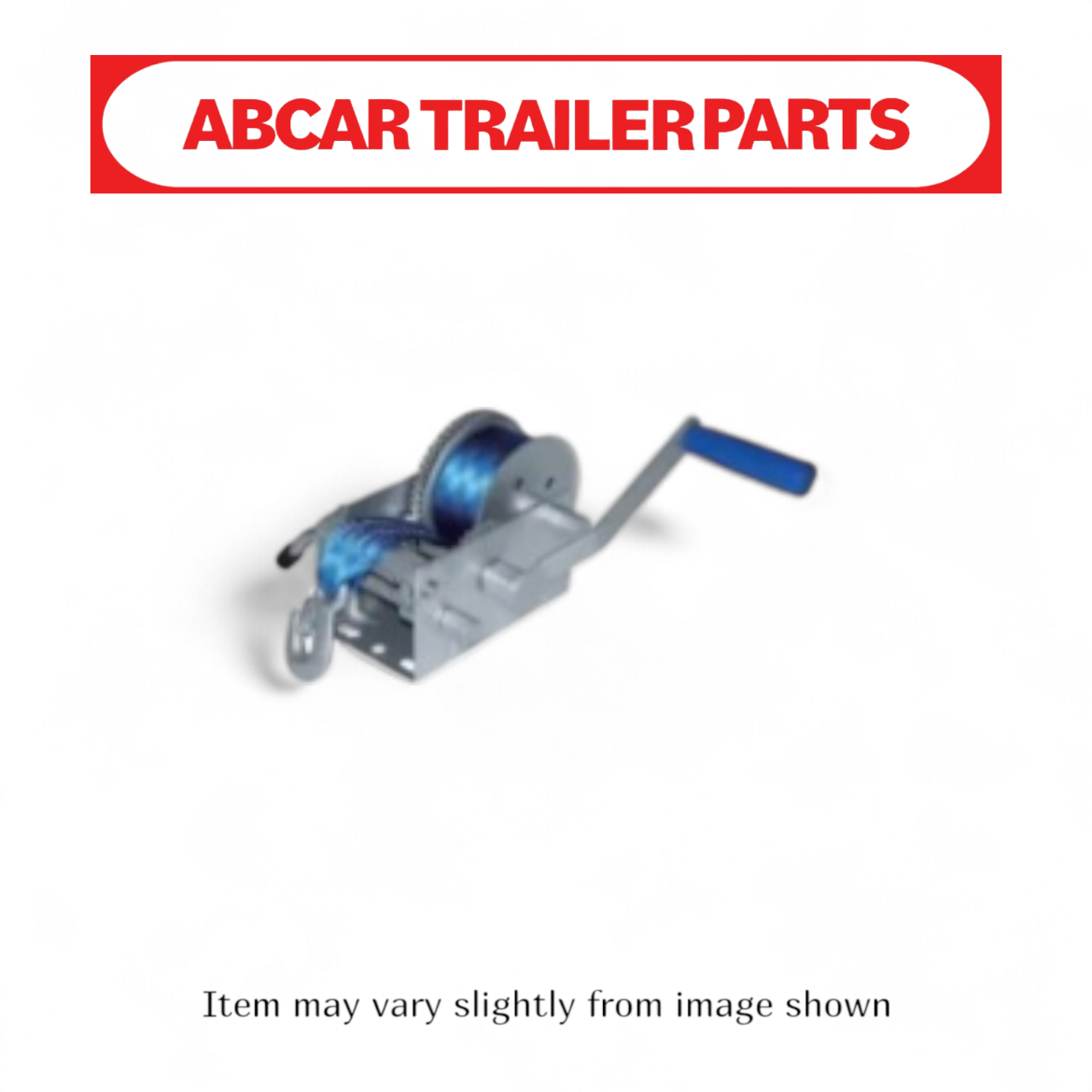 Picture of Winch 15:1 1500kg with Web Strap & Snap Hook